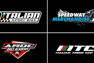 do motorsports car bike racing team or club logo design