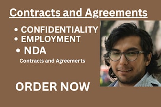 write employment, non disclosure nda, confidentiality or non compete agreement