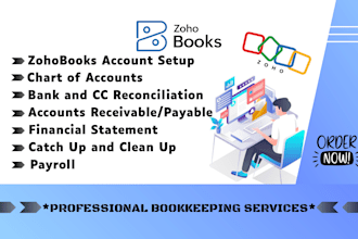 do bookkeeping using zohobooks