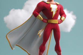 create superhero cartoon character for you