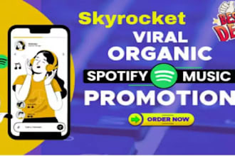run your active campaign skyrocket music real spotify promotion