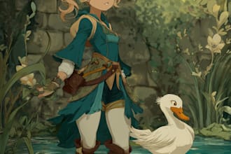 draw a fantasy sketchy illustration