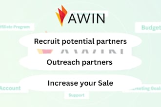 recruit affiliates on awin and rakuten