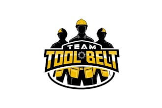 design eye catching team tool belt logo