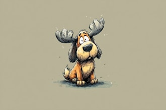 draw a cartoon animal for you