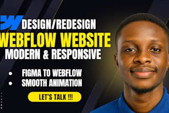 design a converting webflow landing page for saas startups