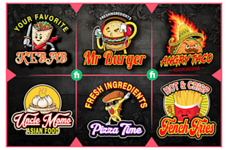 design coffee shop food drinks restaurant logo and restaurant menu