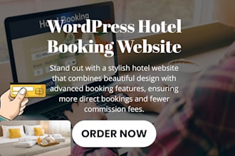create wordpress hotel booking website that drives more reservations boookings