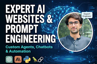 develop custom ai agents, chatbots, and automated ai websites