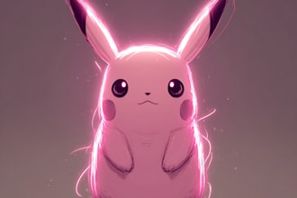 draw cute pokemon doodle art and fakemon anime