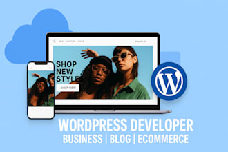 build a responsive wordpress website design and website development