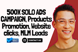500k solo ads campaign affiliate recruitement mlm leads crypto link sign up