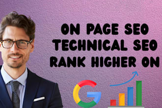 do on page SEO and technical optimization to boost google ranking