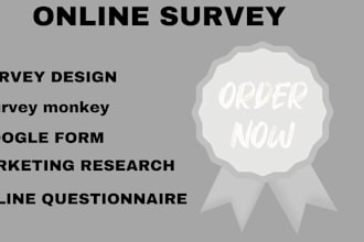 create online survey forms for market research and customer feedback