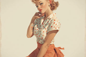 make a pin up girl and pin up girl