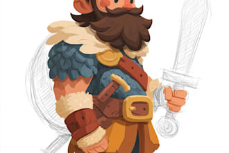 make 2d game assets, pixel character sprite sheet for your game