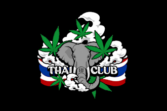 do a cannabis, marijuana, weed, hemp, cbd oil, logo