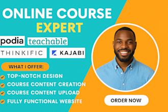 setup and design your canvas lms elearning website, online course circle lms