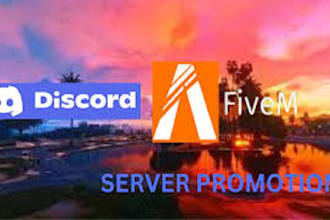 fivem  server promotion, discord, active fivem rp server, fivem server promotion