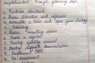 handwrite notes and letters
