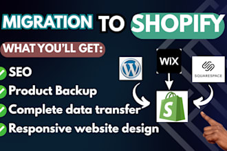 migrate wix ecwid duda to wordpress shopify copy clone website store migration