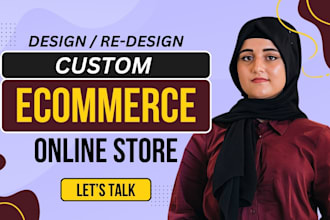 design custom ecommerce website design with react and nextjs