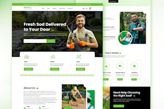 design construction, handyman, plumbing, cleaning and landscaping website