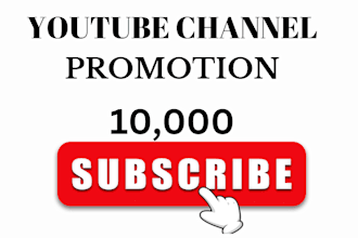 do yotube channel marketing promotion to  expand your subs