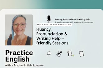 help you improve your spoken and written british english, and accent