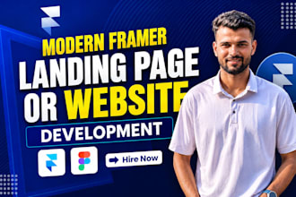 design or redesign modern framer website, figma to framer by framer expert