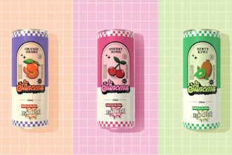design a charming product packaging or label