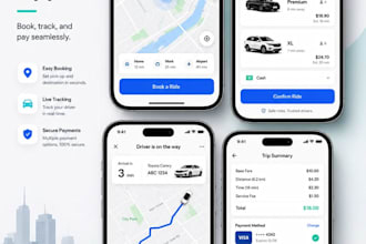 develop taxi booking app truck booking app car pooling app ride sharing app