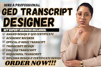 design high school, ged college transcript, custom diploma award certificate