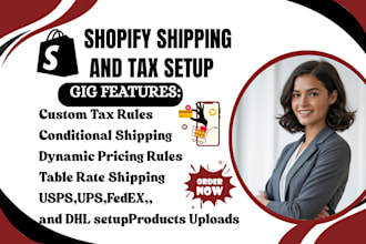 setup shopify shipping and tax configure shopify shipping, virtual assistant fix