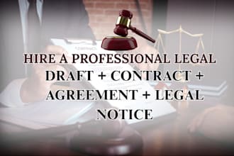 draft professional business contracts and legal agreements