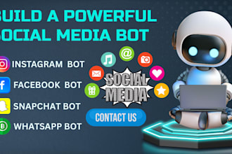 social media api bot facebook bot tiktok bot youtube bot telegram bot snapchat