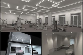create a dialux lighting design with an autocad layout and boq