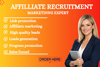 do affiliate recruitment affiliate signup mlm lead affiliate link promotion
