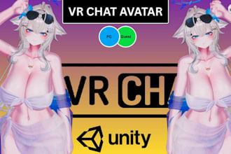 custom vrchat avatar vrc avatar vr character nsfw furry avatar 3d anime avatar