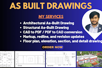 create accurate as built drawings