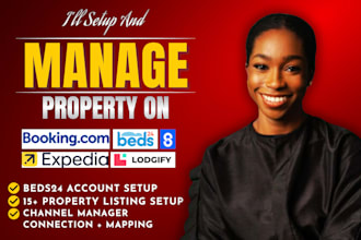 setup beds24, setup listing on airbnb lodgify guesty, sync your airbnb calendars