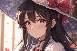 draw your character in anime style