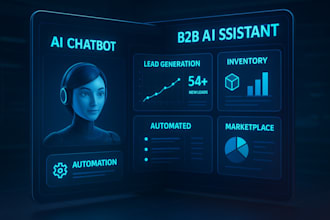 build ai lead gen automation bot b2b ai assistant inventory marketplace webapp