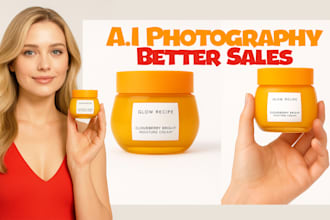 do ai product photography, lifestyle product photos and product mockups