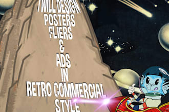 design retro midcentury modern graphics with a modern twist