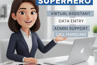 we will be your personal native english admin assistant