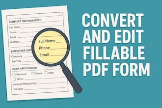 create a professional fillable PDF form with calculations and digital signature