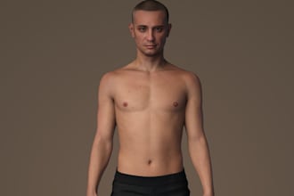 convert and upgrade character from cc4,iclone,daz,blender to cc5 with HD rigged