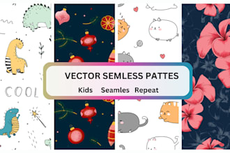 craft custom repeat surface pattern design