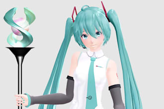 rig, fix bones and weight paint mmd, vrchat, sfm and gmod model for animation
